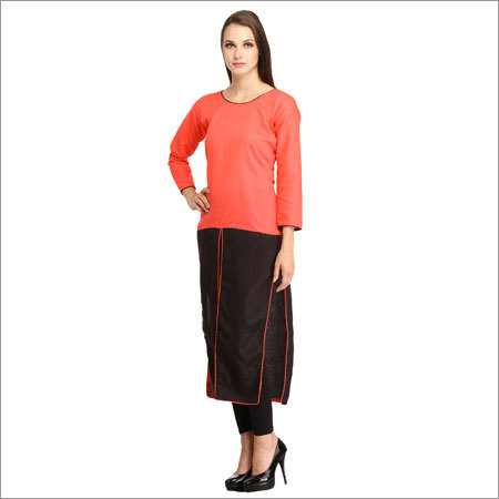Designer Kurtis - Rayon, S-xl, Coral | Stylish Design, Comfortable Fit, Elegant Look, Soft Fabric, Versatile Style