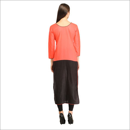 Designer Kurtis - Rayon, S-xl, Coral | Stylish Design, Comfortable Fit, Elegant Look, Soft Fabric, Versatile Style