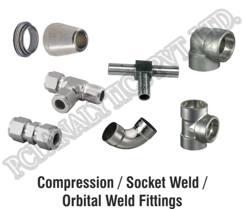 Silver Compression / Socket Weld / Orbital Weld Fittings