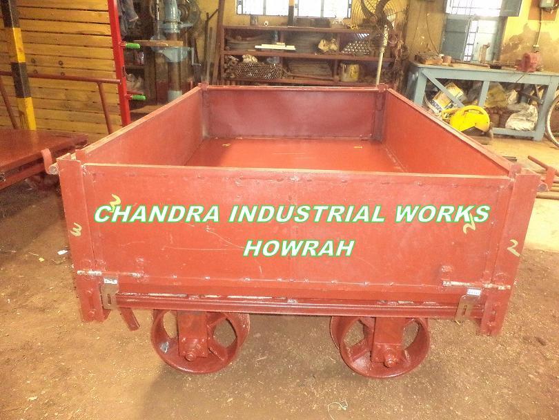 Railway Material Trolley - Mild Steel, 2000 Kg Load Capacity , Easy To Move With Rugged Durability And Reliable Performance