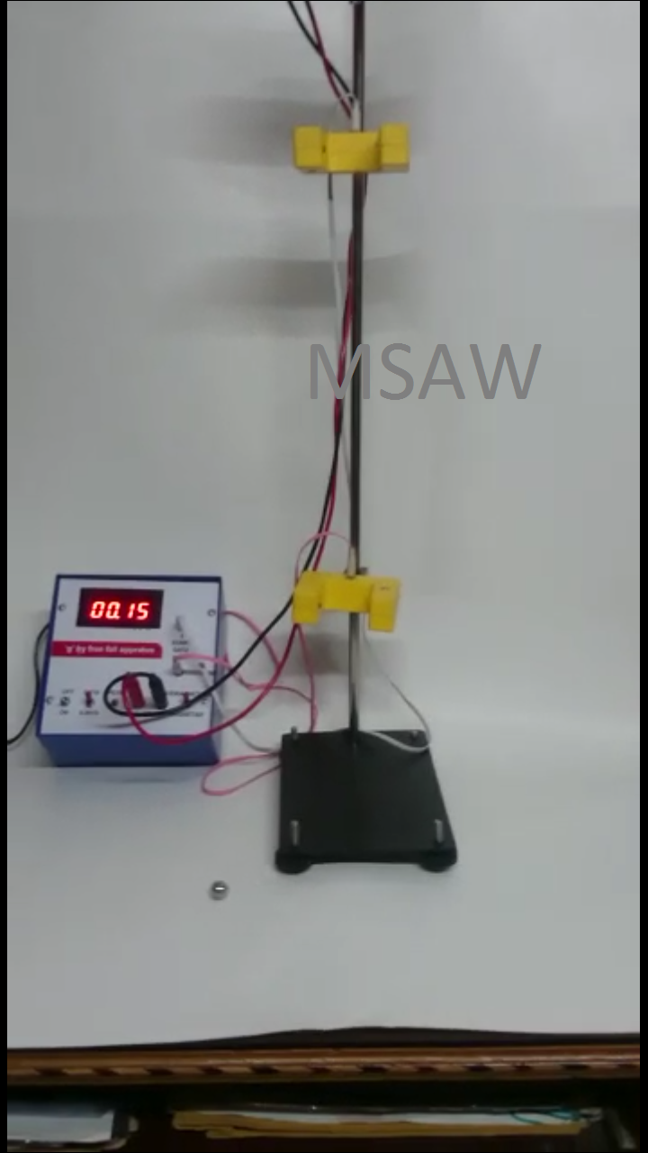 Free Fall Apparatus With Optical Gate