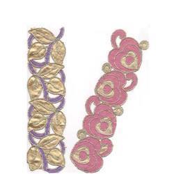 फैंसी कढ़ाई का लेस