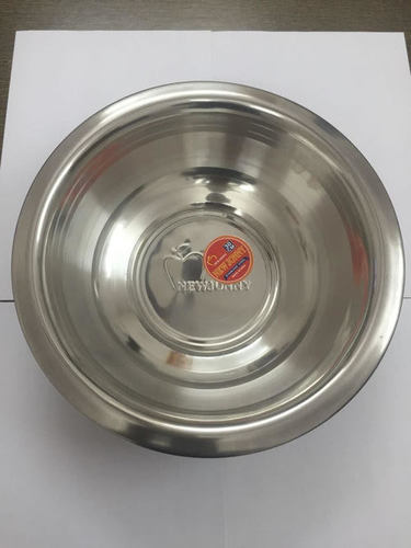 S.S BASIN With Silver Touch - Stainless Steel, 0.26mm Thickness, Silver Color | Ideal for Home Use
