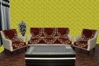 Printed Chenille Sofa Panel I 20