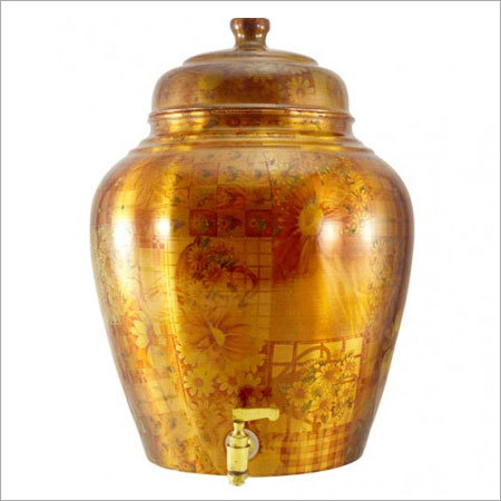 तांबे का मातका पानी का बर्तन