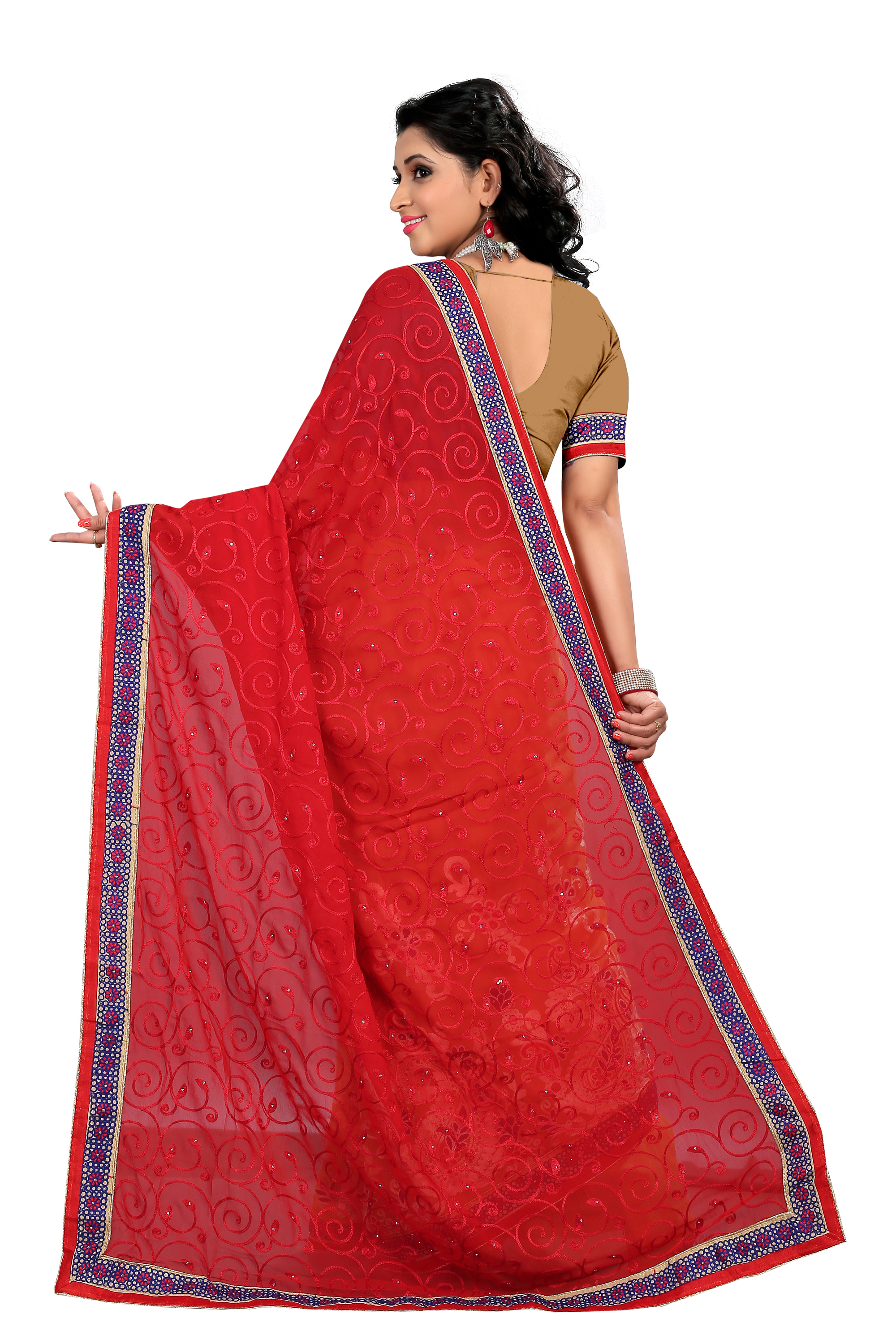 Red Wedding Saree