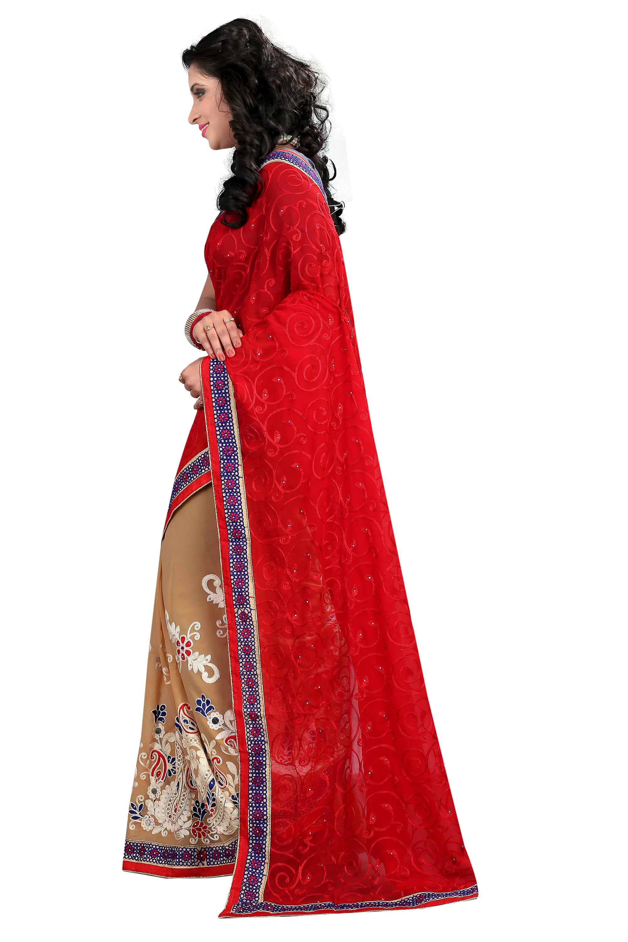 Red Wedding Saree