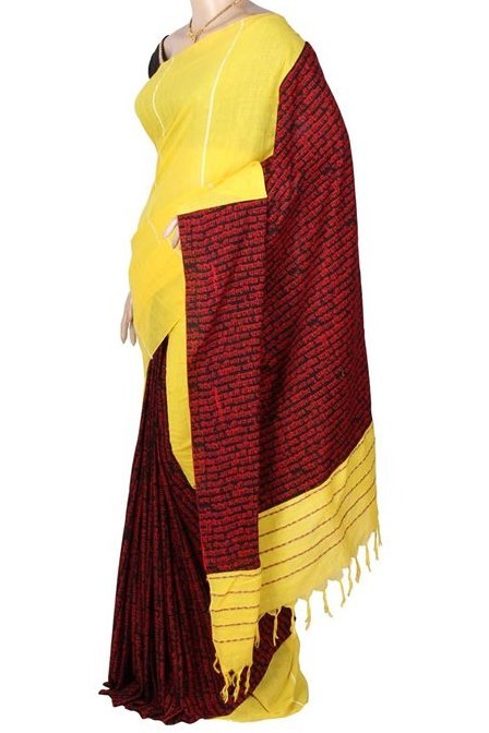 Khesh Script Saree (2)
