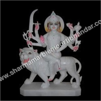 मार्बल दुर्गा की मूर्ति