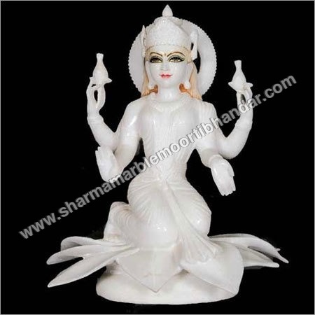 मार्बल लक्ष्मी की मूर्ति