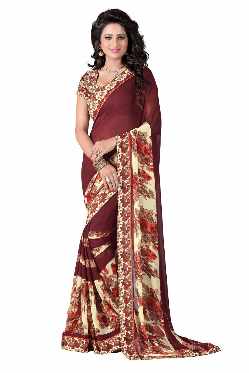 Printed Saree