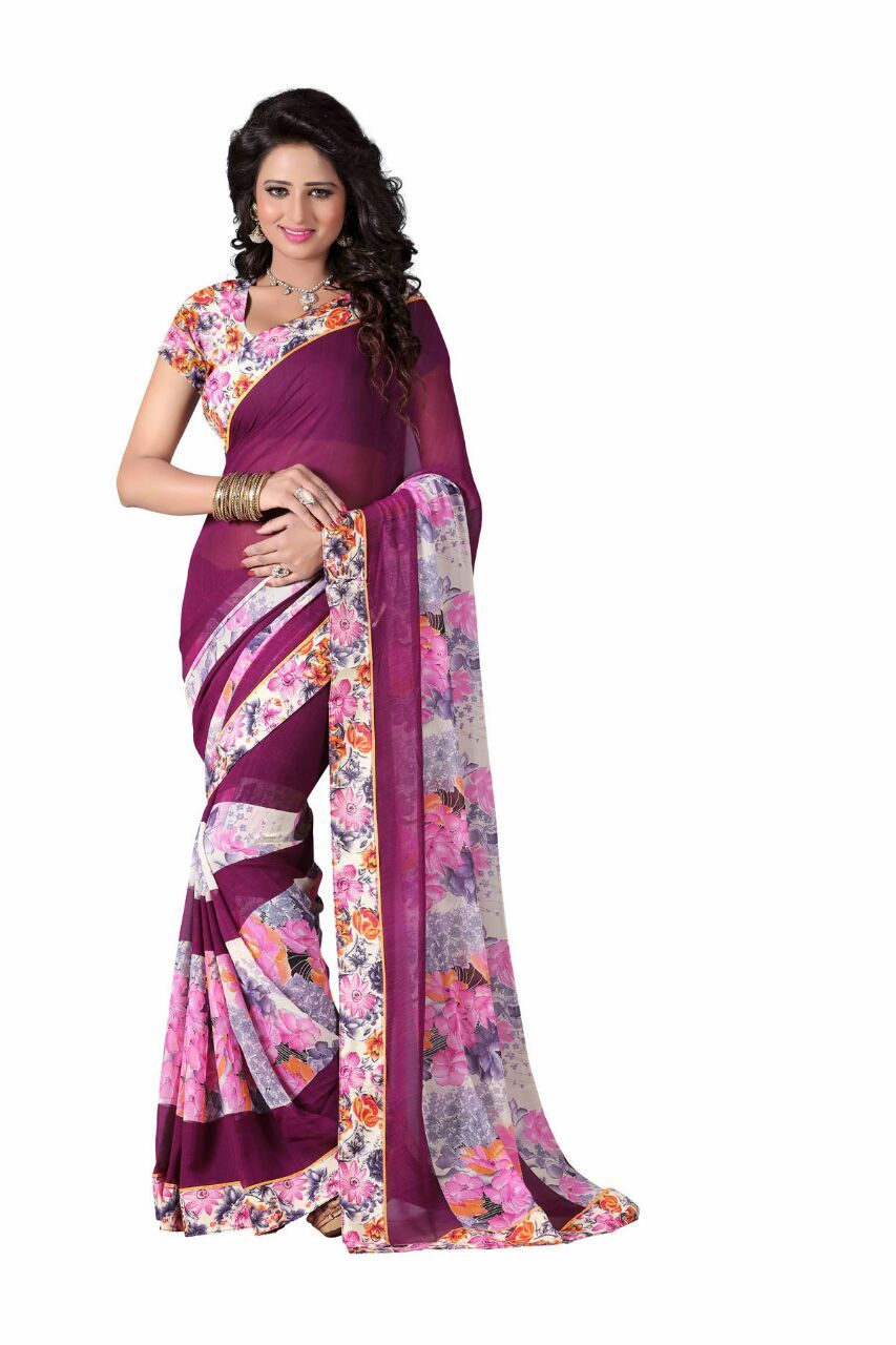 Printed Sari