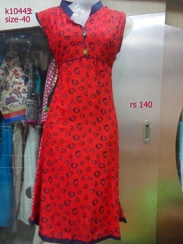 Red Ladies Kurti