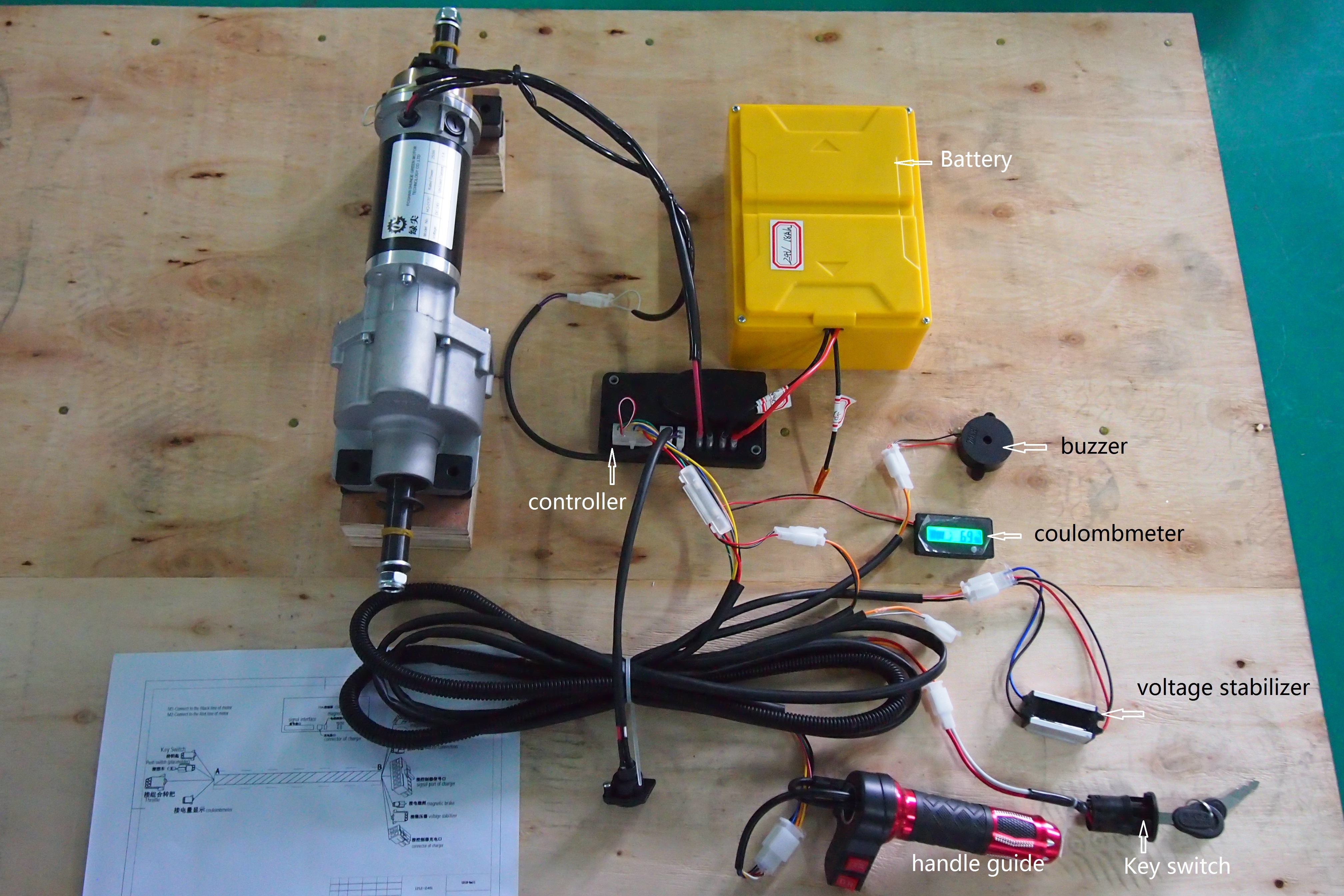 Silver Transaxle For Mobility Scooter