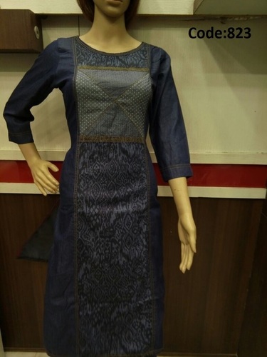 Denim Kurtis2/823 Bust Size: 40 Inch (In)