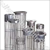Filter Cages - MS Wire, 4" O.D. and 8" O.D. | 2" Minimum Ring Spacing, Corrosion Resistant, Long Lasting, Zinc Plated or HR Aluminium Finish