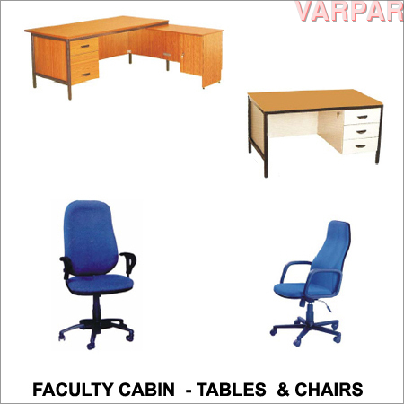 फैकल्टी कैबिन टेबल्स और कुर्सियाँ