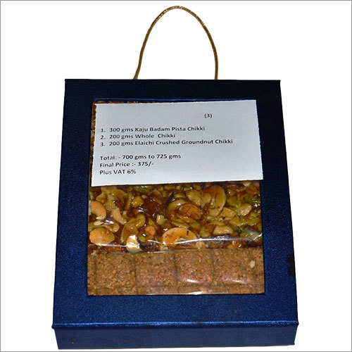 Kaju Badam Pista Chikki - Cashews, Almonds, Pistachios, Jaggery 15x15cm Brown | Delicious Taste, Healthy Snack, Long Shelf Life, Energy Boost