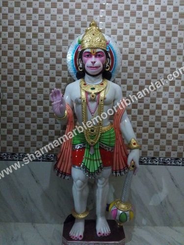 Hanuman Marble Sculpture