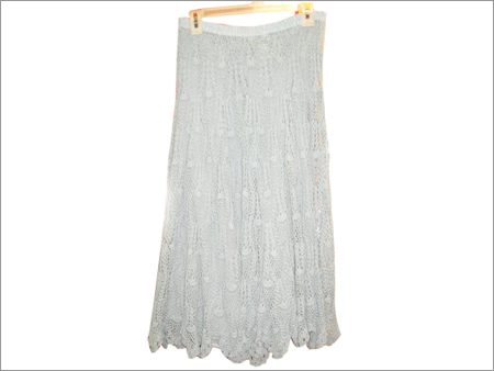 क्रोशिया लंबी स्कर्ट