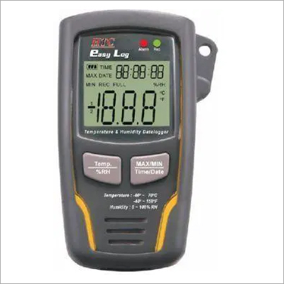 Temperature and RH Data Logger - Plastic, 94x48x33mm | Lightweight 26g, LCD Display, 32,700 Readings, USB Interface, User-Defined Alarms
