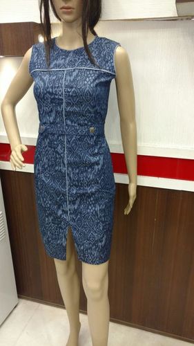 Denim Kurtis - Premium Denim Fabric, Short Sleeve Design | Washable, Versatile Daily Wear for Summer and Winter