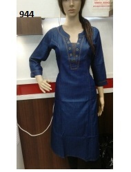 धोने योग्य डेनिम कुर्तियां