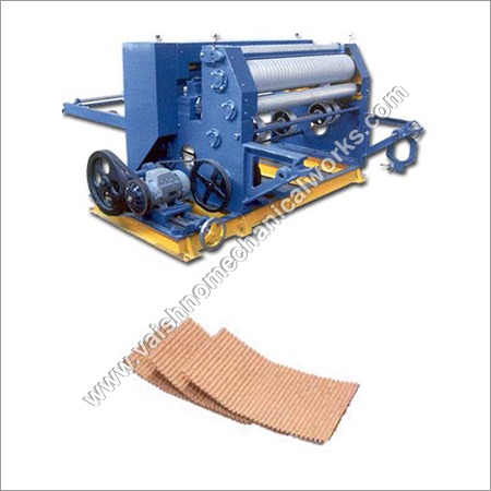 Blue Paper Reel To Sheet Cutting Machine By Vaishno Mechanical Works