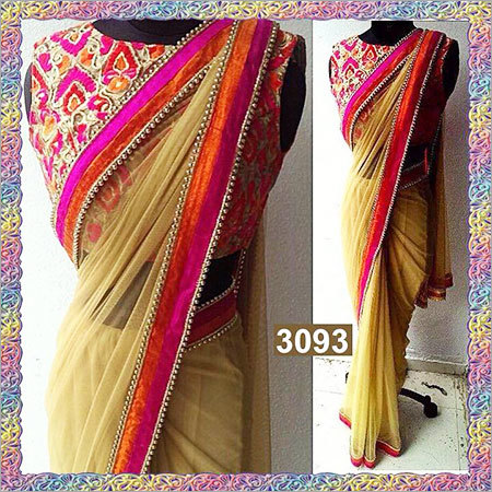 सादा कपास साड़ी संग्रह