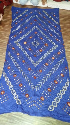 Blue Latest Bandhej Dupatta