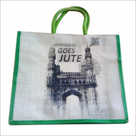 Jute Printed Shopping Bag