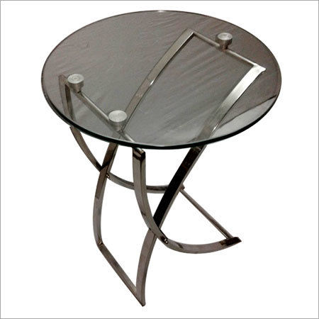 Round Folding End Table