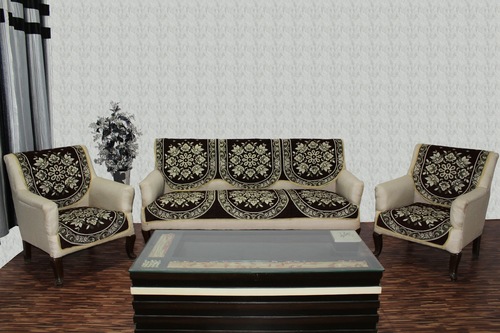 प्रिंटेड चेनिल सोफा पैनल नैनो