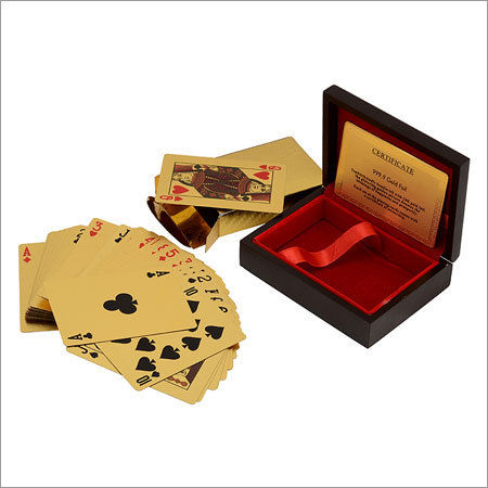 Gold Plated Playing Cards