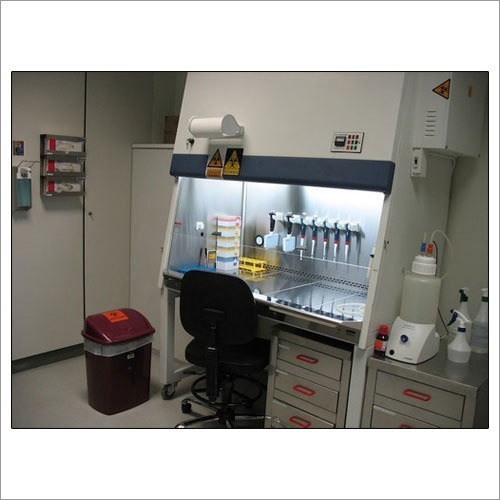 Bio Safety Cabinet - Stainless Steel & Glass, 220 Volt, 50 Hz | Designed for Laboratory Use, 70% Air Recirculation, Less Than 65 dB Noise Level