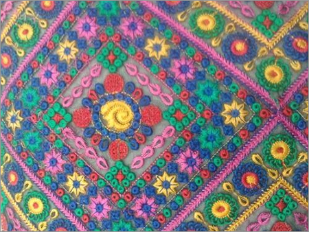 नेट कढ़ाई कपड़ा