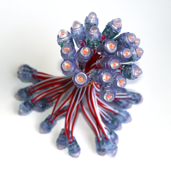 Led Pixel Light String 15mm Red