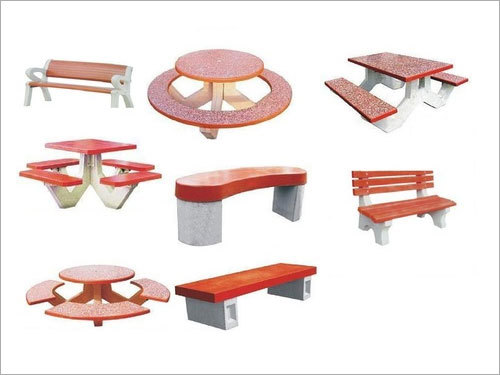 Orange Pre Cast Garden Furniture