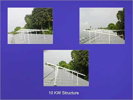 10 KW Solar Roof Top Structure