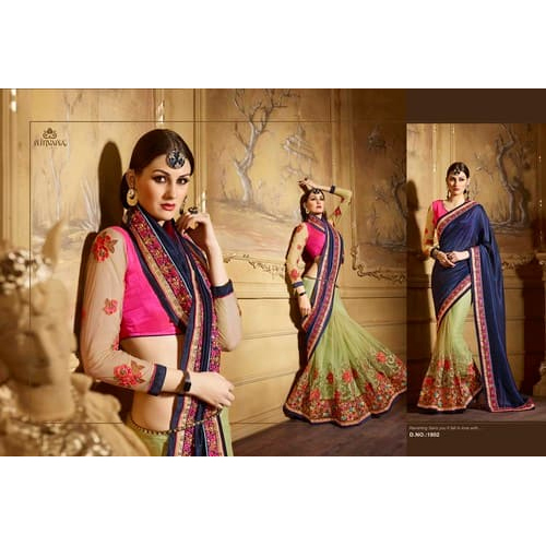 कढ़ाई की साड़ी