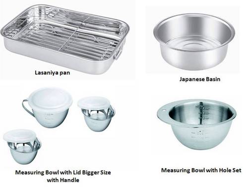 स्टील मिक्सिंग बाउल्स