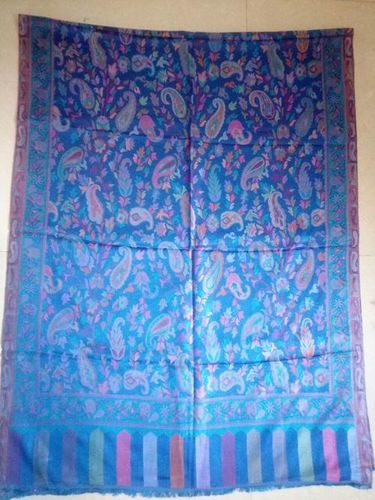 Sky Blue Woollen Shawls