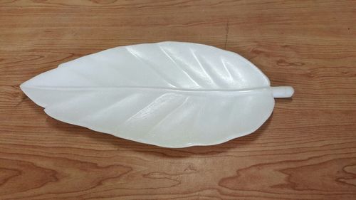 Makarana White Marble Leaf Bowl