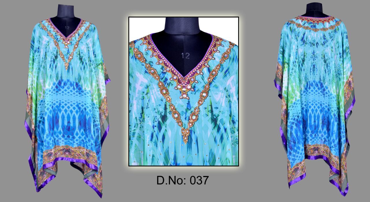 Mix Printed Kaftan