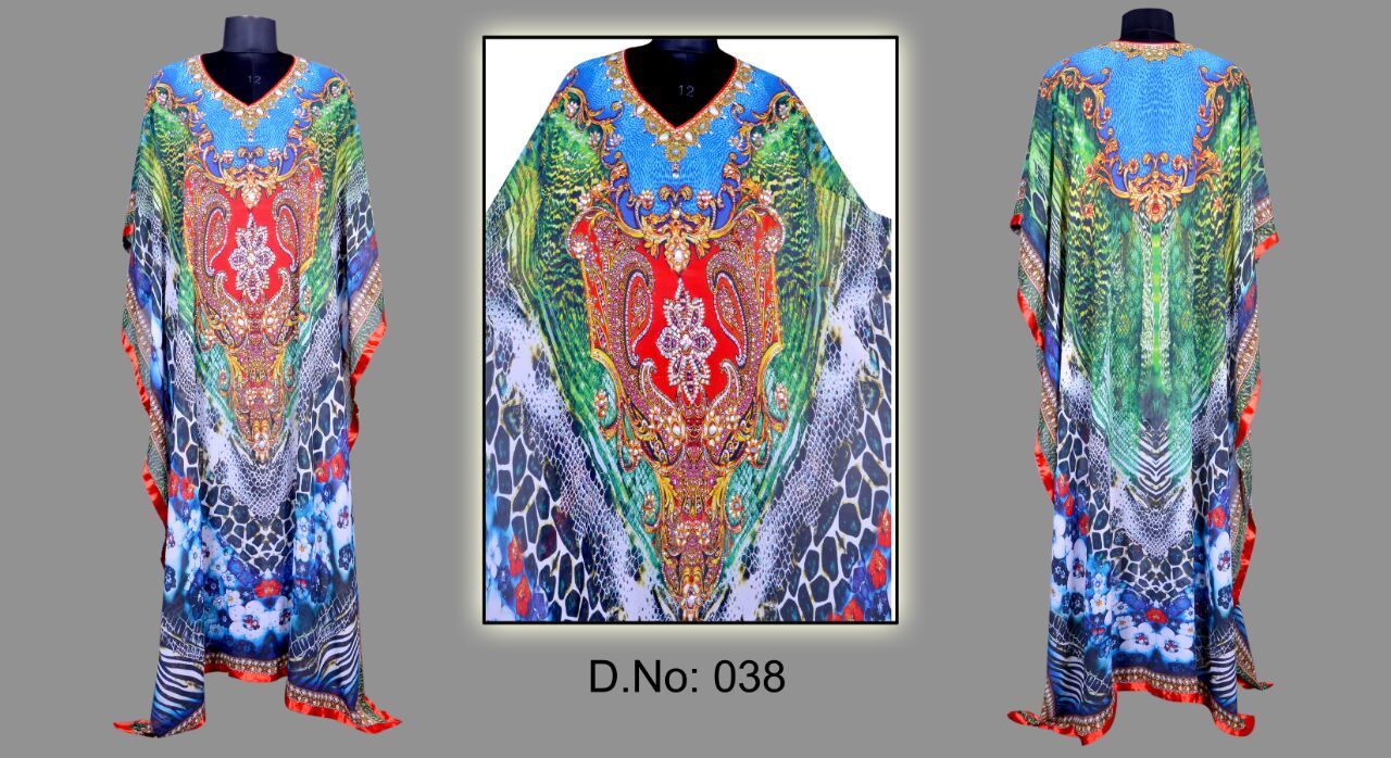 Mix Printed Kaftan