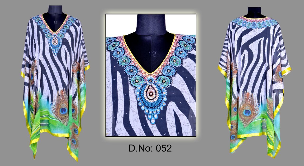 Georgette Digital Print Kaftan