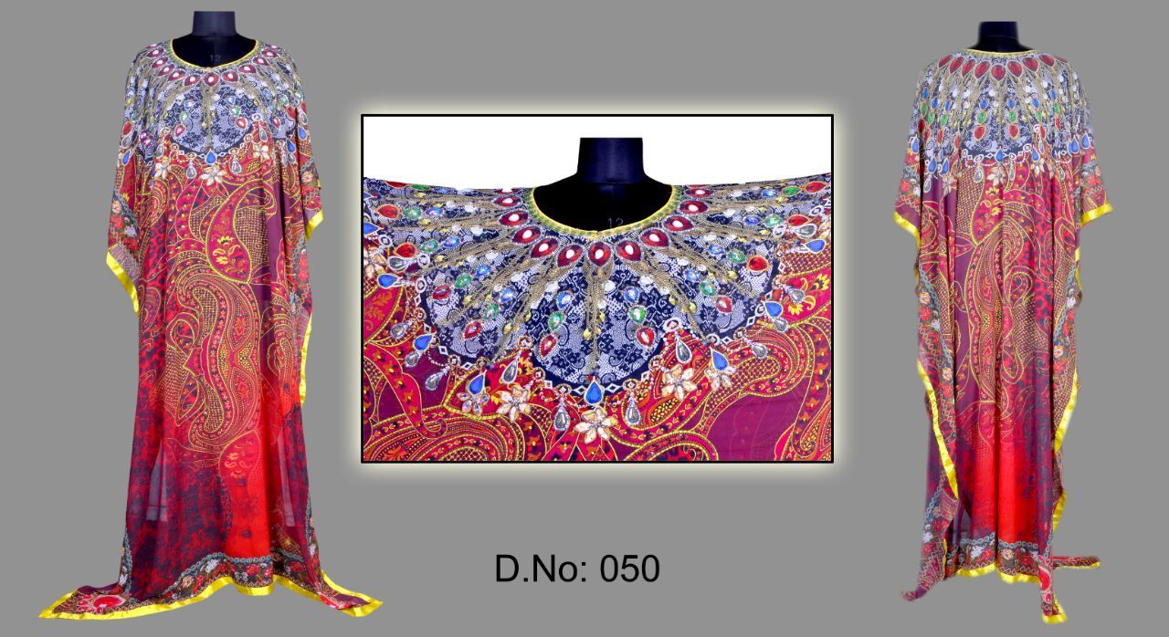 Georgette Digital Print Kaftan
