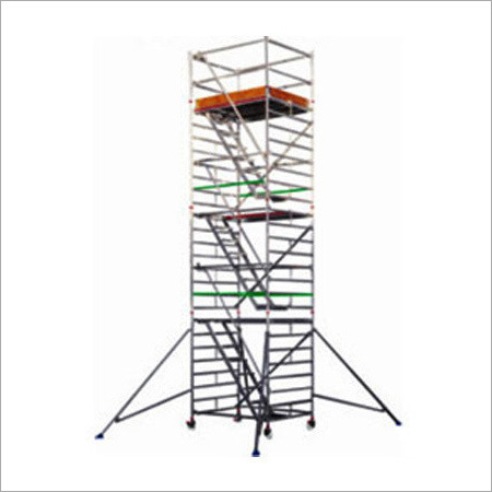 Aluminium Scaffolding Ladders - Lightweight, Portable Design | High Stability, Versatile Use, Safety Features