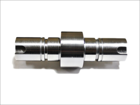 CNC Machined Component - Stainless Steel, Round Shape, Polished Silver Finish | Designed for Automobiles and Industrial Applications