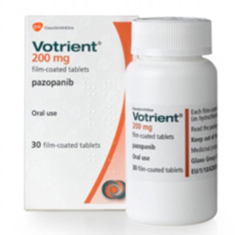 वोट्रिएंट पैज़ोपानिब टैबलेट्स